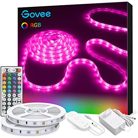 2x 5m Govee H6189 LED RGB Streifen mit Fernbedienung & Netzteil für 19,99€ (statt 28€)