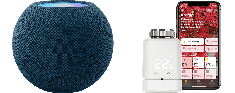 Apple HomePod mini + Eve Thermo Heizkörperthermostat für 149€ (statt 155€)