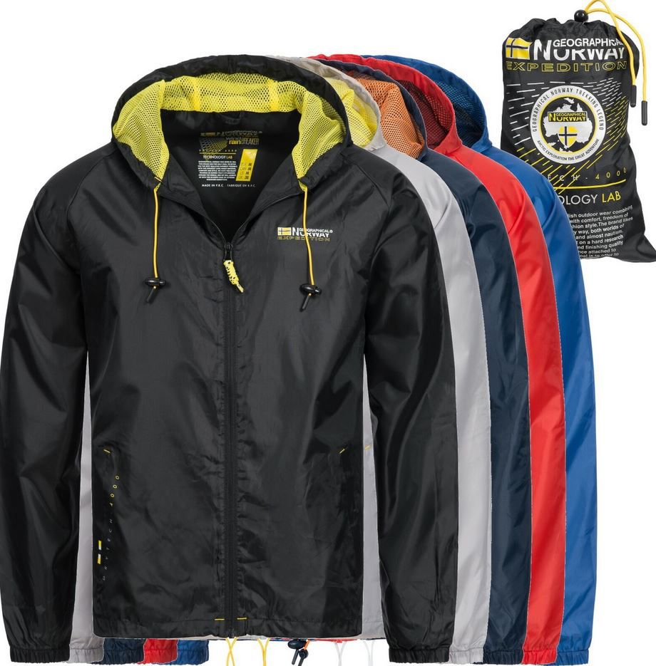 Geographical Norway OMBXT Herren Windbreaker und Regenjacke für 24,90€ (statt 35€)