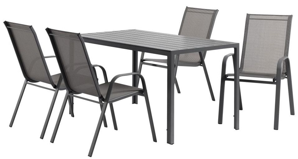 Fehler? Gartenmöbel Set Jersore/Mexico mit 80x140cm Tisch + 4 Stühle ab 0,01€