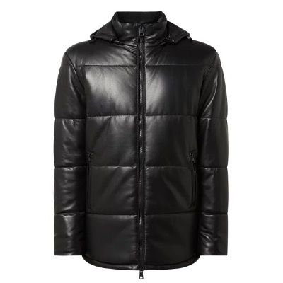 Baldessarini Steppjacke Modell Bodan aus Leder mit Wattierung in Anthrazit für 449,25€ (statt 803€)