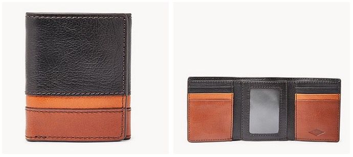 Tipp! FOSSIL Herren Leder Geldbörse Easton mit RFID Trifold für 16,50€ (statt 55€)