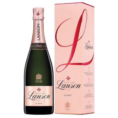 Lanson Champagner Rosé Label Brut 0,75 Liter in Geschenkverpackung für 33,90€ (statt 43€)