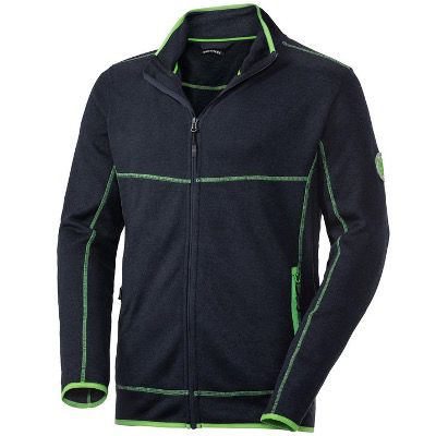 Chiemsee Herren Strickfleecejacke atmungsaktiv in Marineblau für 18,75€ (statt 47€)