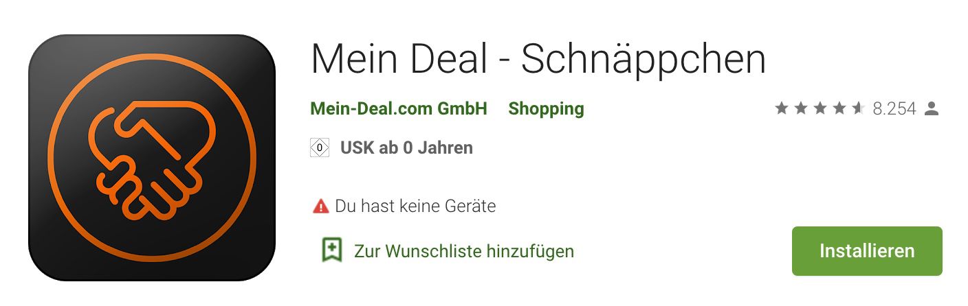 WICHTG! Android Mein Deal App Update ist draußen   bitte laden!