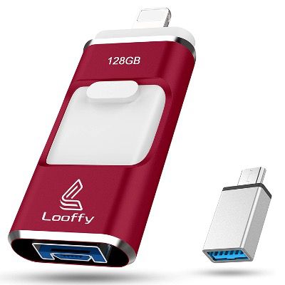 Looffy USB 3.0 Stick 128GB für z.B. das Apple iPhone in verschiedenen Farben für 19,99€ (statt 40€)