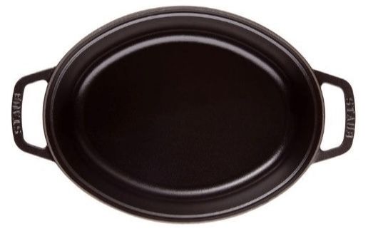 Staub Bratentopf 33 x 28 cm oval in Schwarz für 144€ (statt 179€)