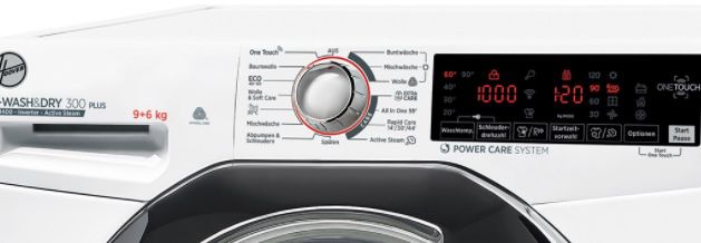 Hoover H3DSQ496TAMCE Waschtrockner mit 9kg / 6kg ab 299€ (statt 400€)