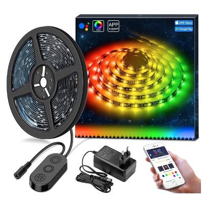 MINGER DreamColor LED Strips in 5 Meter wasserdichte und mit App für 21,99€ (statt 26€)