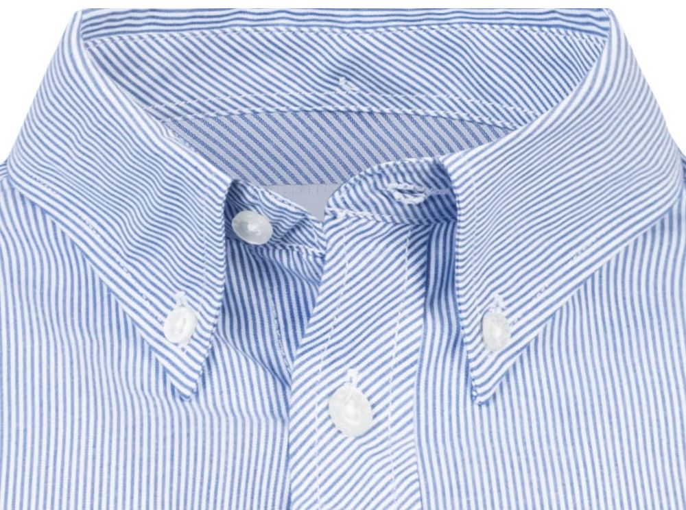 BRUTUS JEANS Kurzarm Hemd in Blue Pin Stripe für 10,61€ (statt 17€)   S, M, L