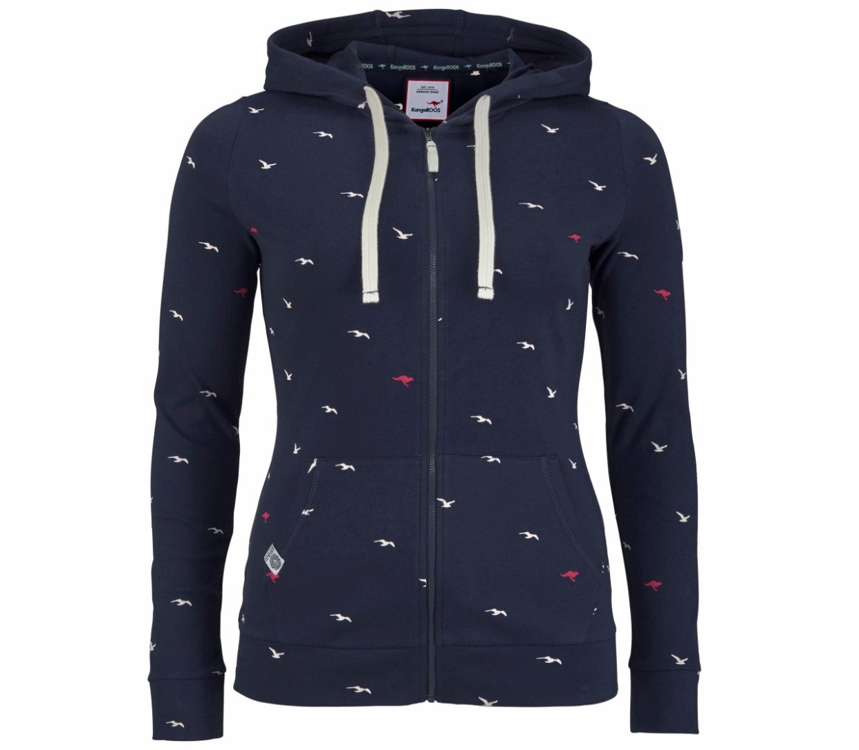 KangaROOS Damen Sweatjacke aus reiner Baumwolle ab 26,99€ (statt 60€)