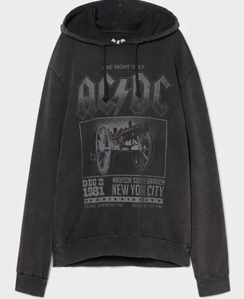 AC/DC Hoodie in Vintage Optik bis XL für nur 22,46€ (statt 37€)