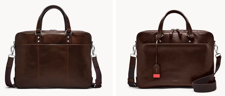 Fossil Defender Top Zip Workbag aus Leder für 88,65€ (statt 195€)