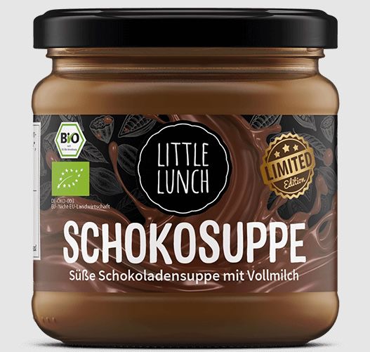 12er Pack Little Lunch Schokoladensuppe mit Vollmilch für 30,50€