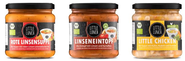 🔥 Knaller: Little Lunch fette 30% Rabatt   z.B. 12x Rote Linsen Bio Suppe für 25,12€ (statt 36€)