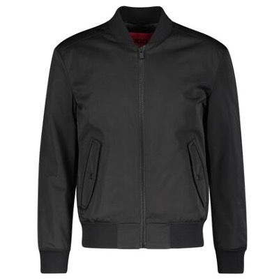 HUGO BOSS Herren Jacke Boris2121 mit leichtem Stehkragen in Schwarz für 181,71€ (statt 233€)   nur S & M