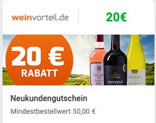 Weinvorteil: Oster Angebote bis  63% reduziert + 20€ Gutschein (ab 50€)   z.B. 12 Flaschen Casa Safra Gran Reserva für 63,88€