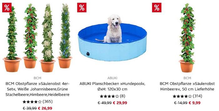 OTTO: Mindestens 30% Rabatt auf viele Gartenartikel   z.B. Hunde Planschbecken 120cm für 29,99€ (vorher 49,99€)