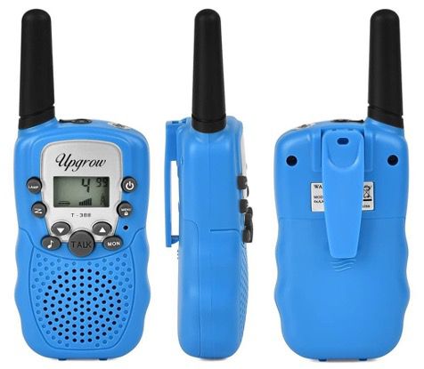 Upgrow Doppelpack T 388 Kinder Walkie Talkies mit Rabatt   z.B. in Blau für 10,99€ (statt 22€)