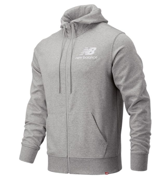 New Balance Essentials Stacked Full Zip Hoodie für 36,99€ (statt 43€)