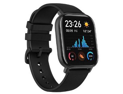 AMAZFIT GTS Smartwatch mit Silikonarmband in Schwarz für 73,90€ (statt 84€)