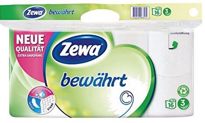 48er Pack Zewa Toilettenpapier 3 lagig in Weiß für 11,45€ (statt 21€)   Prime Sparabo