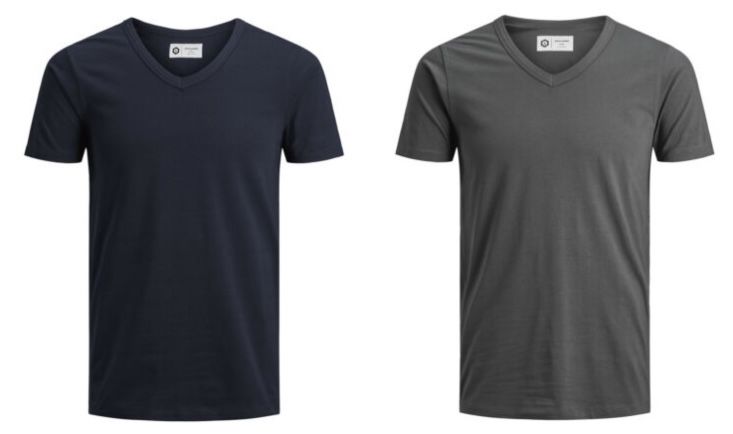 Verschiedene Jack & Jones Shirts mit V Neck für je 10,99€ (statt 15€)