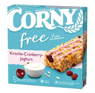 10x 6er Pack Corny free Joghurt, Kirsche Cranberry Joghurt und Haselnuss ab je 9,80€   Prime Sparabo
