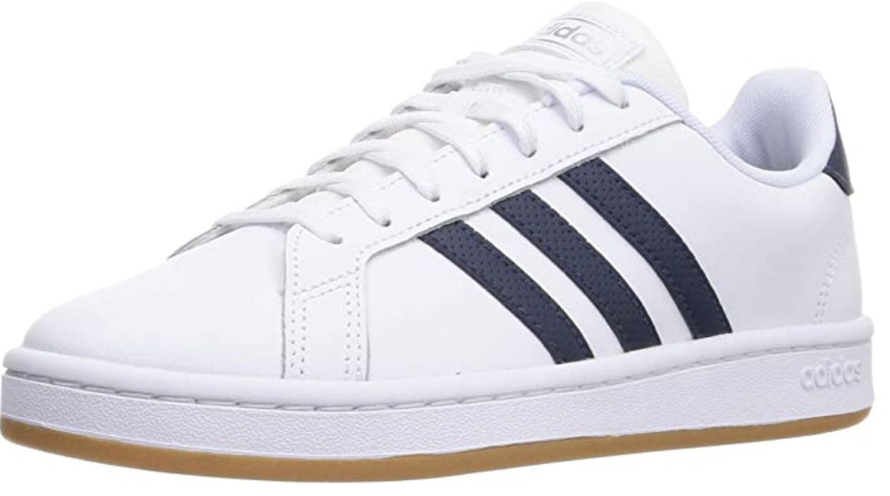 adidas Grand Court Leder Sneaker in Weiß für 28€ (statt 63€)