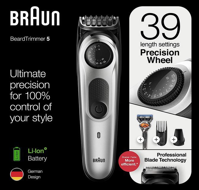 BRAUN BT5260 Bart  u. Haarschneider mit Zubehör für 35,05€ (statt 43€)