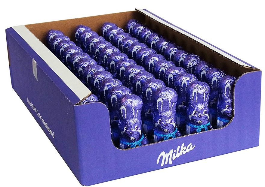 Milka Schmunzelhase Alpenmilch, 55er Pack (55 x 15g) für 29,99€ (statt 41€)