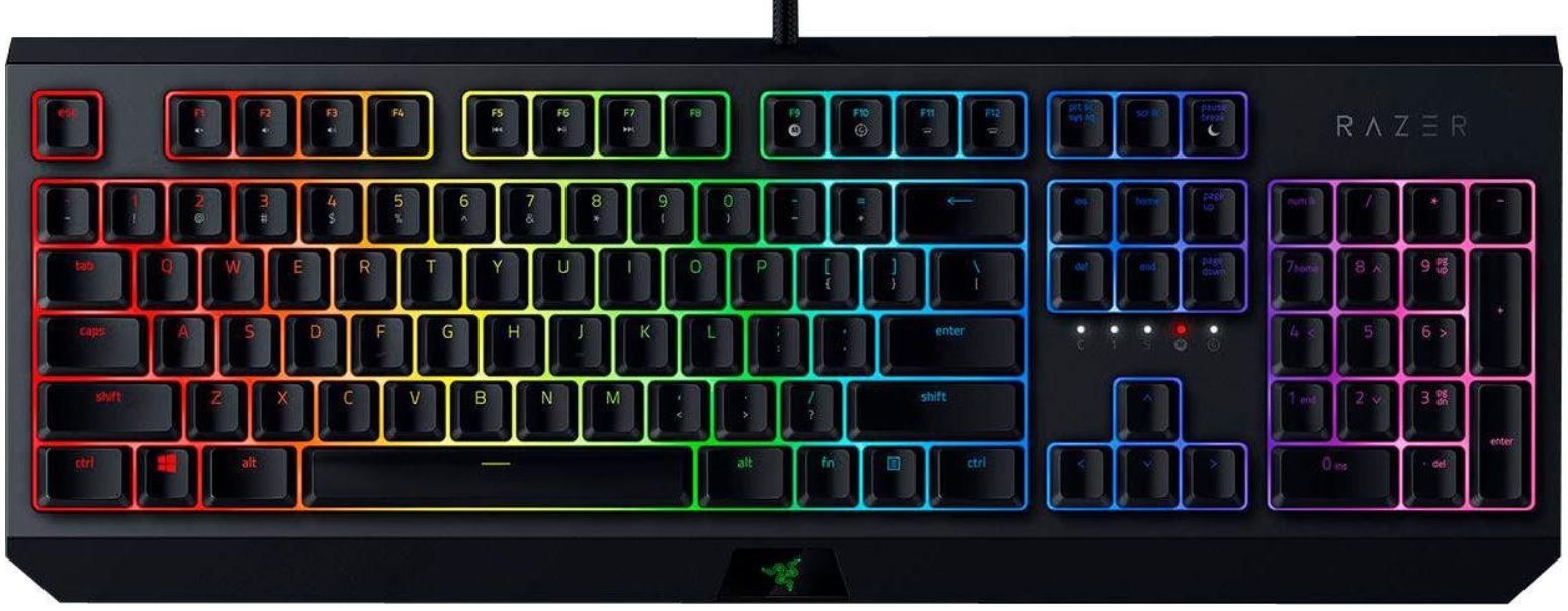 Razer BlackWidow Green Switch Tastatur für 72,94€ (statt 130€)