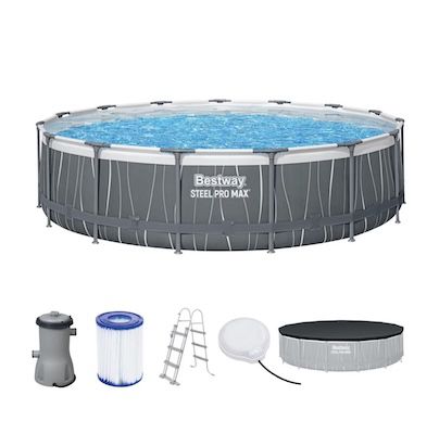 💦 Bestway Steel Pro MAX Swimming Pool Set 457 x 110 cm für 374,90€ (statt 568€)