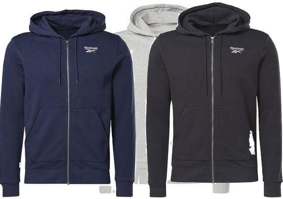 Reebok Hoodie Reebok Identity Zip Up in 3 Farben für je 34,65€ (statt 58€)