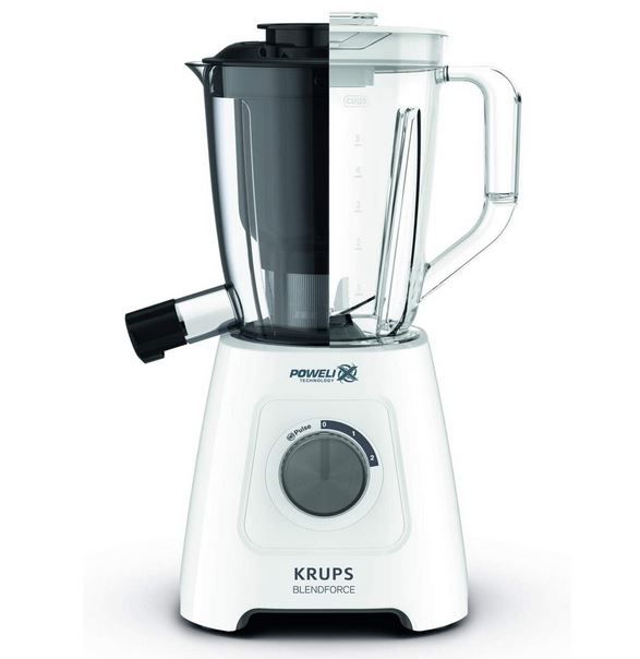 Krups KB42Q1 BLENDFORCE 2in1 Standmixer + Entsafter für 49,99€ (statt 59€)