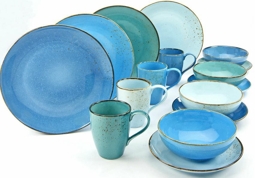 CreaTable 20157 Nature Collection AQUA Kombiservice 16tlg für 59,99€ (statt 70€)