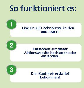 Dr.Best Zahnbürste gratis ausprobieren