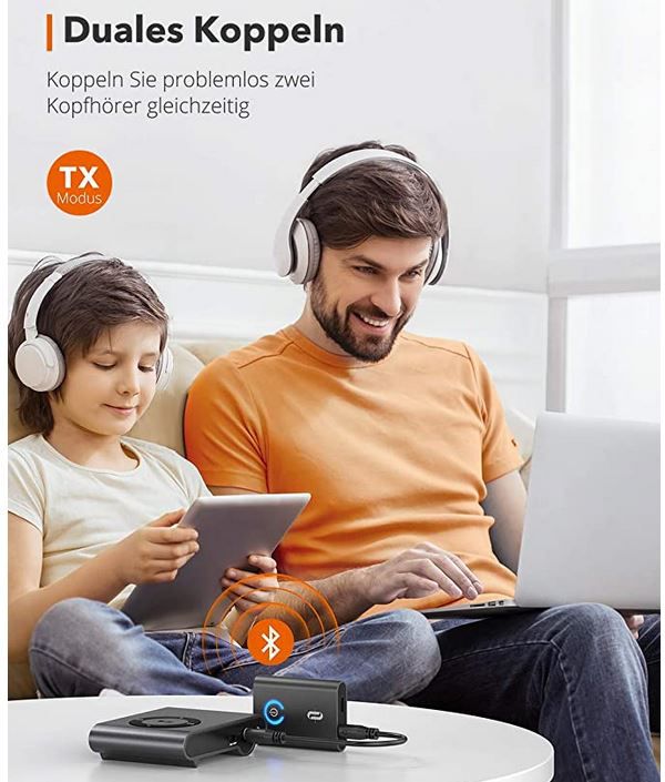 TaoTronics TT BA07 Bluetooth Adapter für 20,39€ (statt 30€)