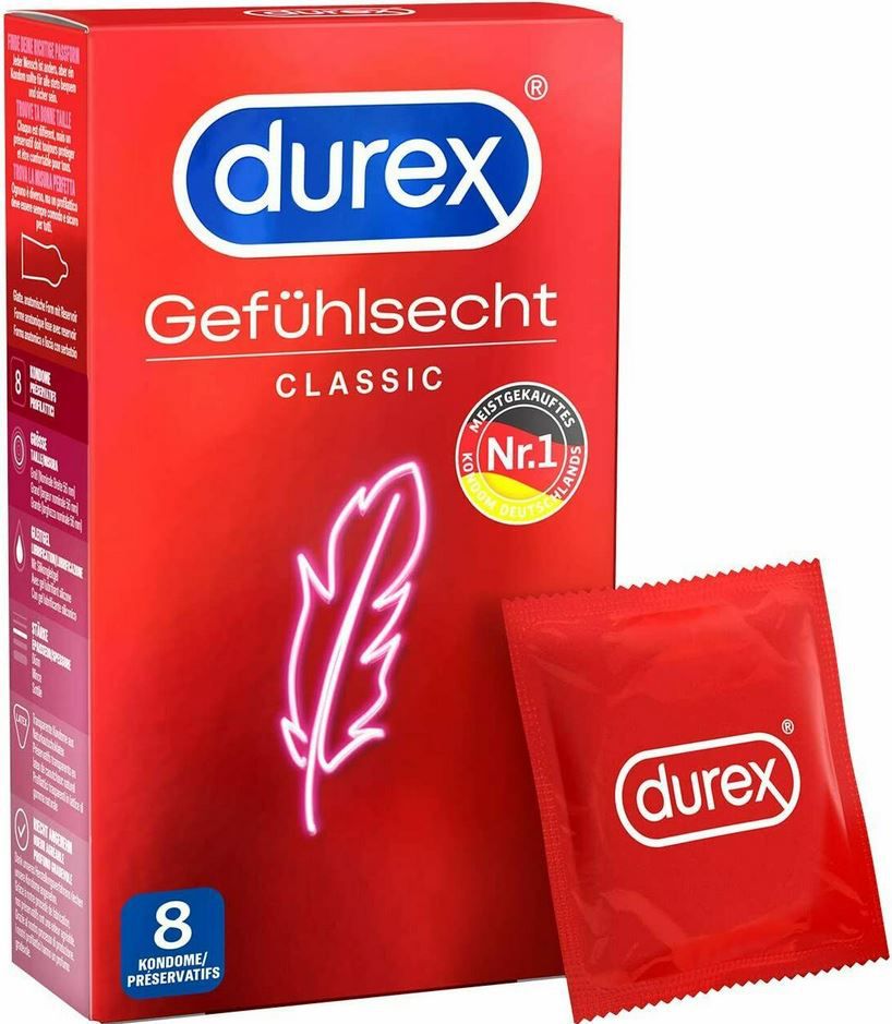 Durex Gefühlsecht Classic (8 Stk. Größe L) für 6,99€ (statt 10€)