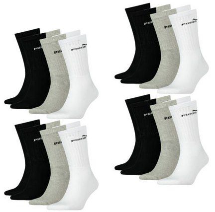 12 Paar Puma Unisex Classic Sportsocken in 13 Paketen nach Wahl für 22,39€ (statt 30€)