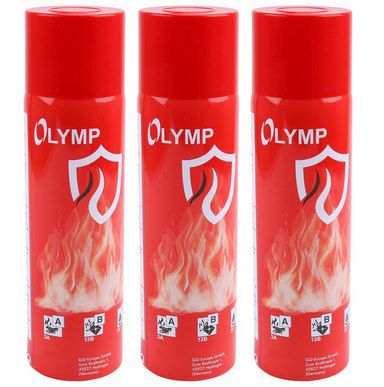 3x Olymp Feuerlöschspray auf Schaumbasis für 12,99€ (statt 19€)