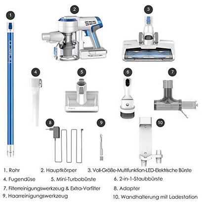 Tineco A10 Hero Akku Staubsauger mit 17.000Pa & LED Elektrobürste für 99€ (statt 169€)