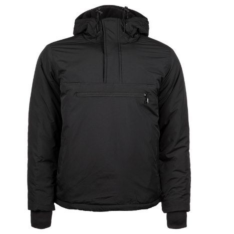 Urban Classics Padded Pull Over Jacke in Schwarz für 19,99€ (statt 39€)   S, M & L