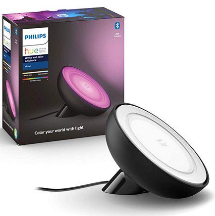 PHILIPS Hue White & Col. Amb. Bloom Tischleuchte mit BT für 49,94€ (statt 63€)