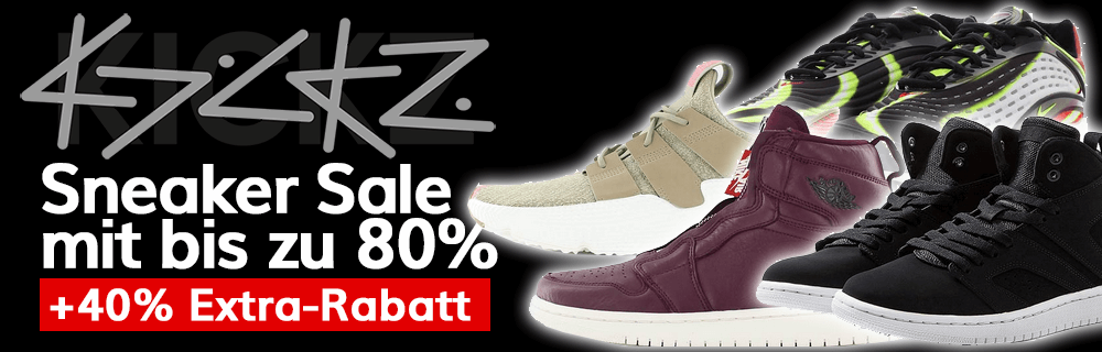Kickz Sneaker Super Sale + 40% Extra Rabatt