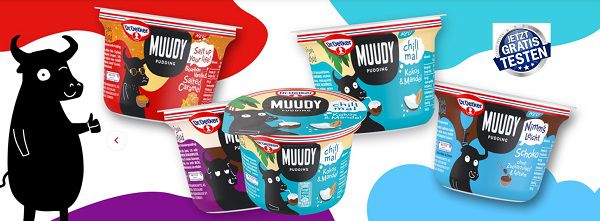 Dr. Oetker: Muudy Pudding gratis ausprobieren