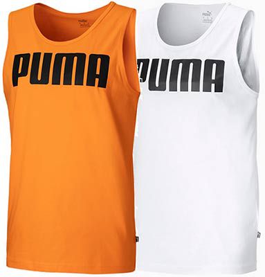 Puma Essentials Herren Tank Top in Weiß oder Orange für je 9,71€ (statt 18€)