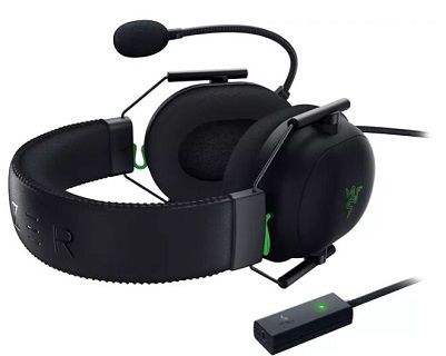 RAZER Blackshark V2 Over Ear Gamin  Headset in schwarz/grün für 57,60€ (statt 70€)