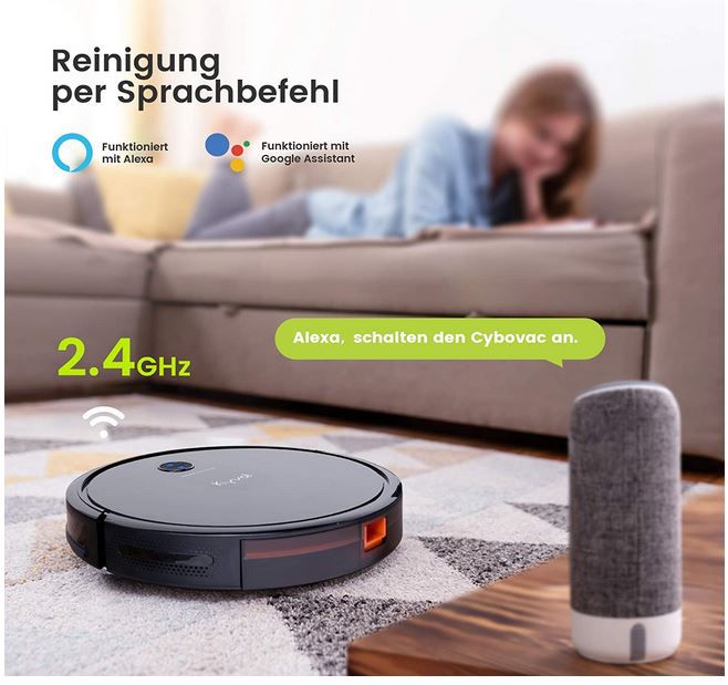 Kyvol Staubsauger Roboter mit Alexa & App Steuerung für 169,99€ (statt 280€)