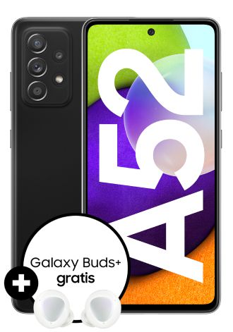 Samsung Galaxy A52 mit 90 Hz Display inkl. Galaxy Buds+ für nur 49€ + Vodafone Allnet Flat mit 5GB LTE für 14,99€ mtl.